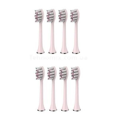Насадки для ультразвуковой зубной щетки Medica+ ProBrush 9.0 Ultrasonic набор 8 штук (Япония) Розовые 501091