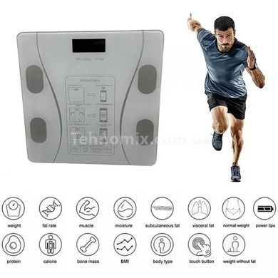Смарт-весы с приложением Body Fast Scale Белые