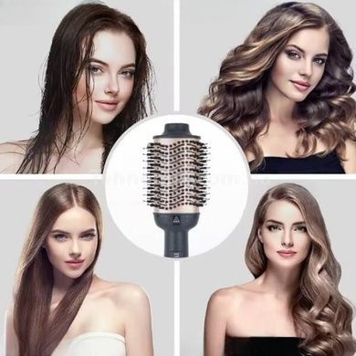 Фен щетка стайлер 5в1 со сменными насадками Gemei GM 4858