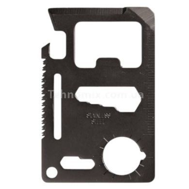 Мультитул-кредитка многофункциональный Mil-Tec Survivor Tool Черный
