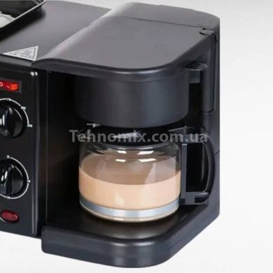 Мультипечь 3в1 кофемашина + духовка + гриль 4800Вт MAXTOP XY-206 Черная