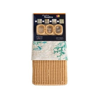Комплект для ванної 2в1 шторка для душу 180*180см + килимок 40*60см Shower curtain W-6 Бежевий