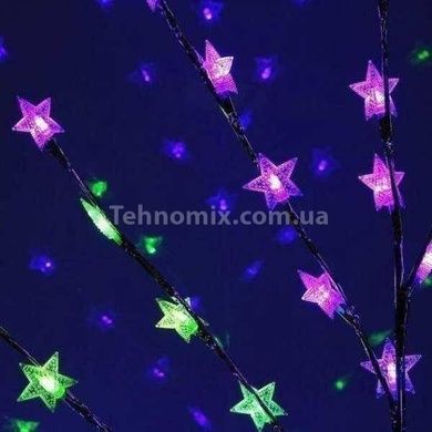 Дерево светодиодное 1,5м 72LED Мультицветное
