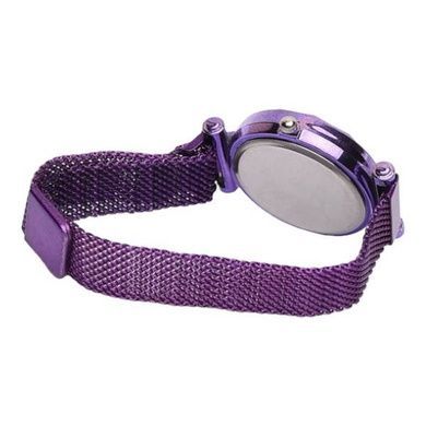 Часы женские на магнитной застежке Starry Sky Watch Фиолетовые
