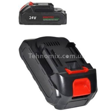 Акумуляторна батарея знімна KRAFFTEC 24V 1500mAh Чорна