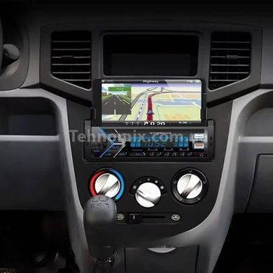 Автомагнітола з утримувачем для телефону MP3 7001 BT Чорна