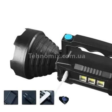 Ліхтар обхідний акумуляторний LED+3*COB CX-8809 Multifunction Searchlight Чорний