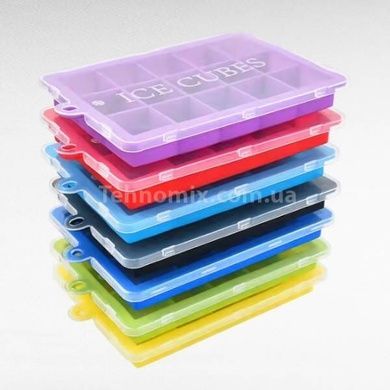 Форма для льда с крышкой Фиолетовая