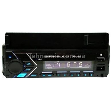Автомагнітола з утримувачем для телефону MP3 7001 BT Чорна