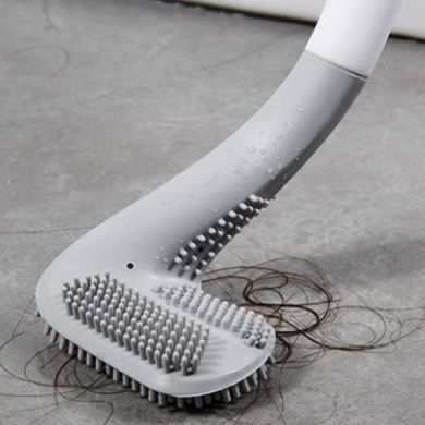 Щітка силіконова йоржик для унітазу Toilet Brush Сіра