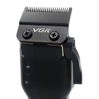 Машинка для стрижки с LED-дисплеем и сменными насадками VGR V-692 GREEN Черный с зеленым