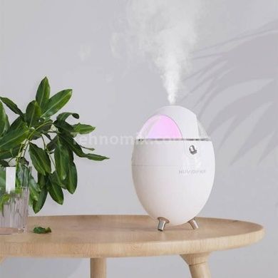 Ультразвуковий зволожувач повітря Humidifier у формі яйця Білий