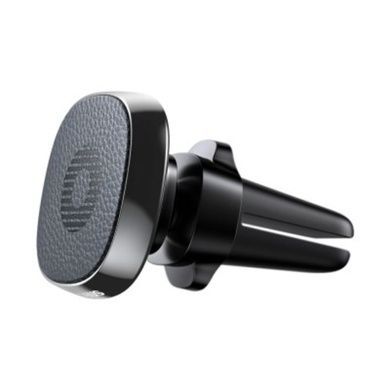 Держатель для мобильного Baseus Privity Series Pro Air outlet Magnet Bracket(Genuine leather) Black