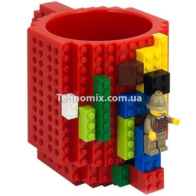 Кружка - конструктор LEGO 350 мл Червона