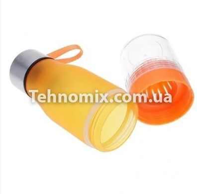 Спортивна пляшка-соковижималка H2O Water bottle Помаранчева