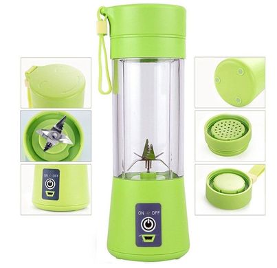 Блендер Smart Juice Cup Fruits USB Зелений