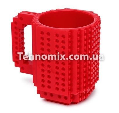 Кружка - конструктор LEGO 350 мл Червона