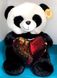 Плюшевый мишка Панда с сердцем в подарочной упаковке р-р M