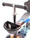 Детский самокат трехколесный 5в1 с родительской ручкой Children's Scooter Черный