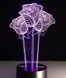 Настольный светильник&nbsp;New Idea 3D Desk Lamp Розочки