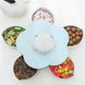 Вращающаяся складная одноярусна конфетница Flower Candy Box для конфет и фруктов
