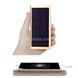 Power bank 20000mAh із сонячною панеллю Solar Charger Золото