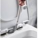 Щітка силіконова йоржик для унітазу Toilet Brush Сіра
