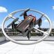 Квадрокоптер дрон із кольоровим світлом на дистанційному керуванні PLANE TOYS BK2 Чорний