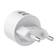 Зарядний пристрій BOROFONE BA23A Brilliant dual port charger set(Lightning) White