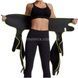 Утягивающий пояс для похудения и коррекции фигуры ADJUSTABLE ONE PIECE WAIST BAND XL/XXL Черный Желтый