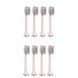 Насадки для ультразвуковой зубной щетки Medica+ ProBrush 9.0 Ultrasonic набор 8 штук (Япония) Розовые 501091