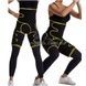 Утягивающий пояс для похудения и коррекции фигуры ADJUSTABLE ONE PIECE WAIST BAND XL/XXL Черный Желтый