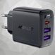 Зарядний пристрій ACEFAST A57 PD35W GaN 2*USB-A+USB-C Чорний