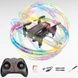 Квадрокоптер дрон із кольоровим світлом на дистанційному керуванні PLANE TOYS BK2 Чорний