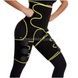 Утягивающий пояс для похудения и коррекции фигуры ADJUSTABLE ONE PIECE WAIST BAND XL/XXL Черный Желтый