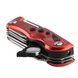 Ніж багатофункціональний туристичний мультитул Traveler 11см MS001 Black/Blue/Red Червоний
