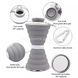 Cиликоновая бутылка складная Folding Travel Water , Серый