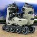 Ролики детские раздвижные размер 29-33 Scale Sports Gray LF Белые с черным