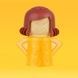 Очищувач паровий для мікрохвильової печі Angry Mama Жовтий