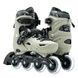 Ролики детские раздвижные размер 29-33 Scale Sports Gray LF Белые с черным