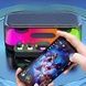 Колонка с 2 микрофонами и RGB подсветкой IPX5 Серая