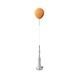 Тренажер для підлоги ударний телескопічний 130-154см М'ячик Помаранчевий з сірим