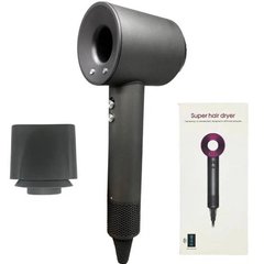 Фен для волос с насадкой-концентратором 1600Вт Hair Dryer Fan Серый