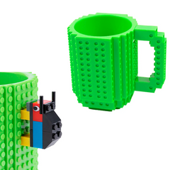 Кухоль - конструктор LEGO 350 мл Зелений