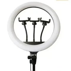 Кольцевая лампа для селфи QX-360 36 см 3 крепежа Ring Fill Light