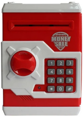 Електронна скарбничка з кодовим замком Mony Safe Червоно-біла