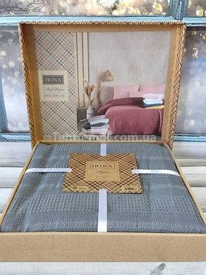 Покрывало-пике летнее Irina home Antrasit 210х230см Вафельное