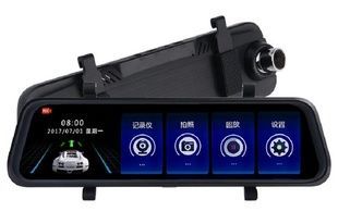 Зеркало видеорегистратор DVR L 203 зеркало с двумя камерами 1080P full screen 12''