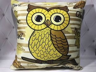 Наволочка декоративна Dijital принт Owl sari 45х45см