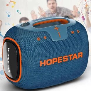 Колонка безпровідна з підсвічуванням 65W Bluetooth Hopestar PARTYBOX 140 Синя